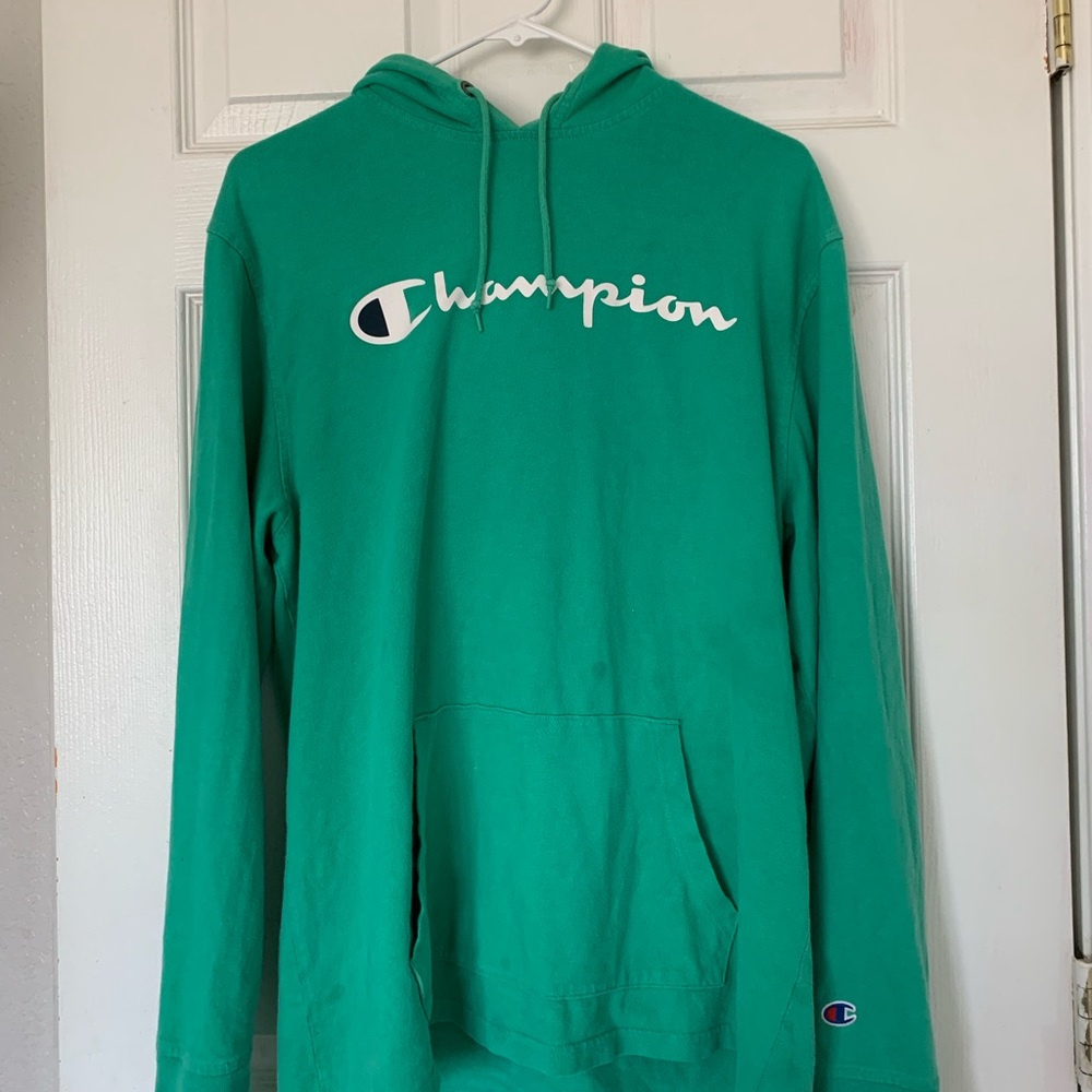 Green Champion Hoodie